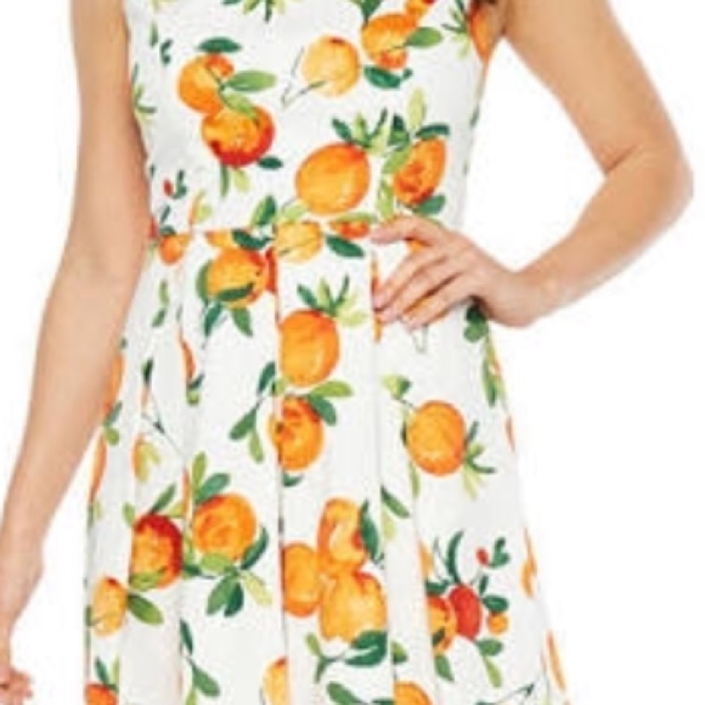 ModCloth Oranges Print Dress 🍊 - Picture 2 of 4